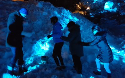 Le groupe suisse PIAGET Montres anime son séminaire à Chamonix à l’aide de l’expérience teambuilding outdoor immersive inédite : The blind Snow Team Walking !